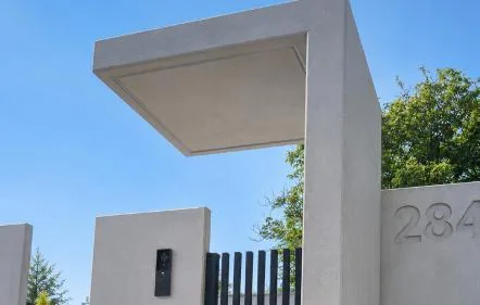 Widok spodniej części zadaszenia